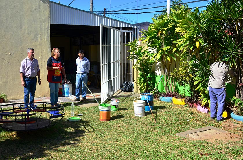 El municipio realiza mejoras en la Escuela Jardín N°8