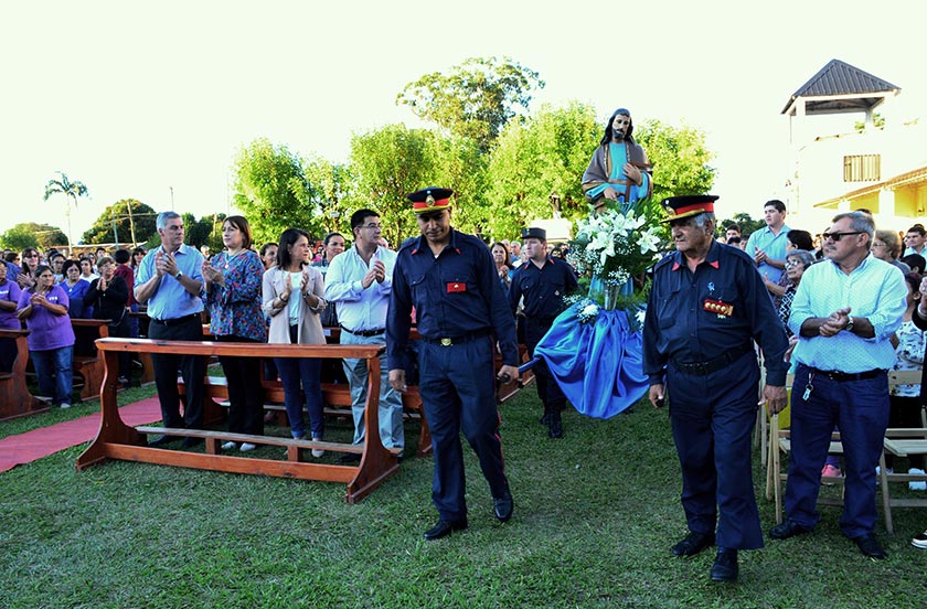 Chavez acompañó los festejos de San José Obrero