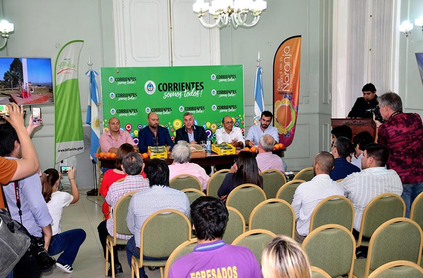 Presentaron en Corrientes la 17° Fiesta Nacional de la Naranja