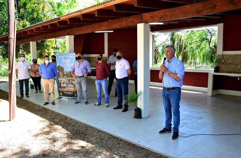 Chavez inauguró obras en el Parque Cruz de los Milagros