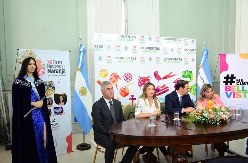 Presentaron en Corrientes la 20° Fiesta Nacional de la Naranja y la Diversidad Productiva