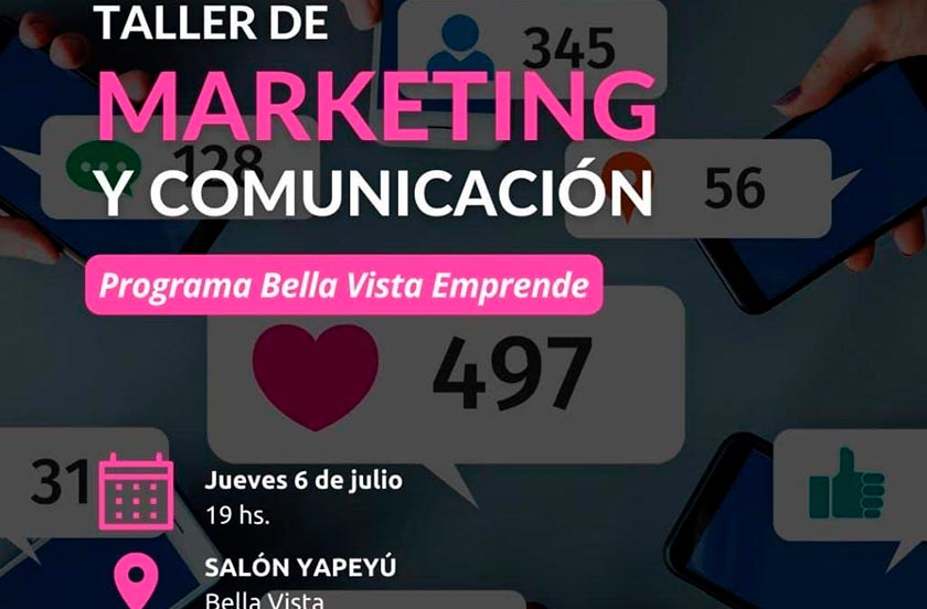 El programa Bella Vista Emprende realizará un taller de Marketing para emprendedores