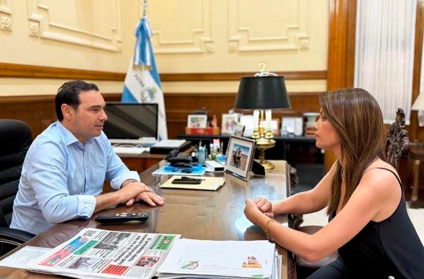 Noelia Bazzi mantuvo reuniones sobre temas de seguridad y justicia en Corrientes