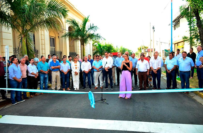 El municipio inauguró la repavimentación de calle Buenos Aires