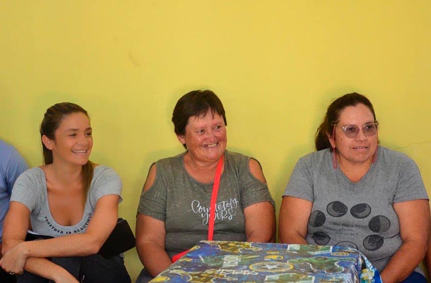 Noelia Bazzi se reunió con vecinos de Lomas Sur y Colonia Progreso