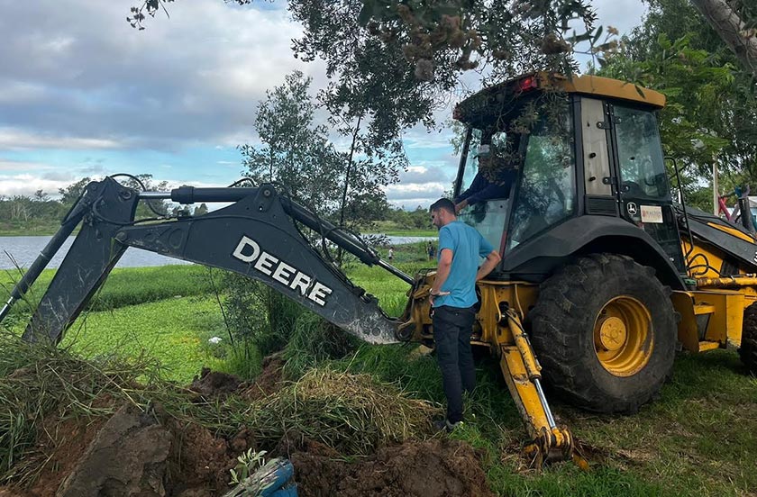 Realizaron mejoras en desagües y mejoramiento de calles en el Barrio Norte