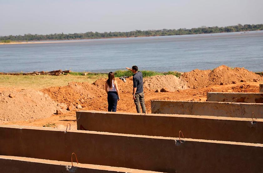Retomaron obras de ampliación de la costanera