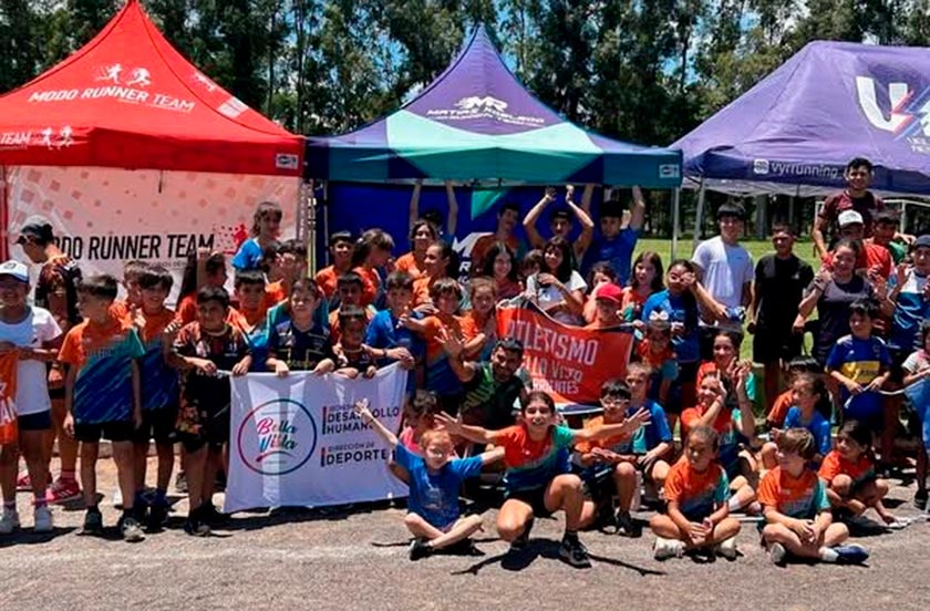 Bella Vista fue sede de un torneo de miniatletismo regional
