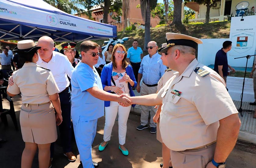 Autoridades municipales acompañaron el cambio de jefe de la prefectura local