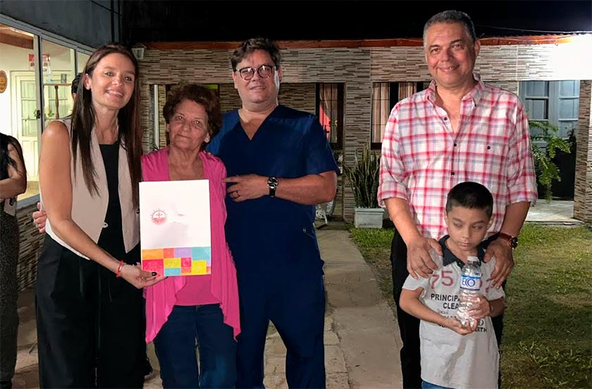 Inauguraron la nueva iluminación del acceso a Lomas Norte