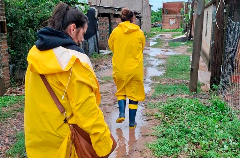 n15po56a-03 EL MUNICIPIO ASISTIÓ A MAS DE 70 FAMILIAS TRAS LAS INTENSAS LLUVIAS