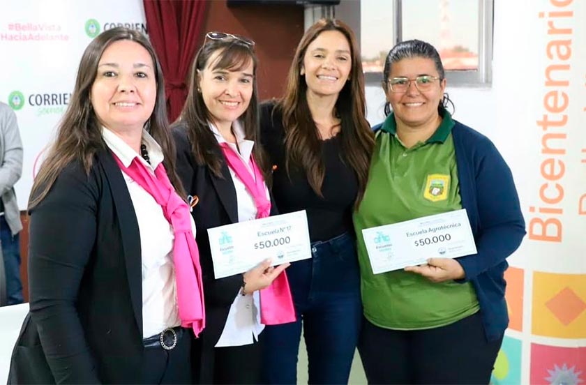 La Municipalidad de Bella Vista entregó Bonos de Escuelas Verdes y anunció nuevos proyectos ambientales
