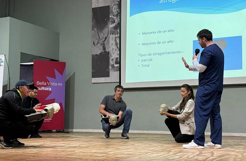 Realizaron taller sobre protocolo de actuación en emergencias médicas