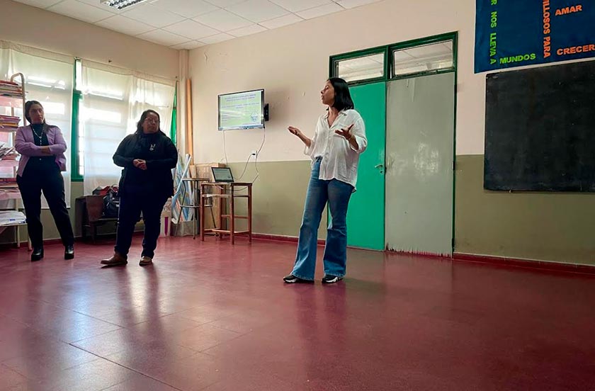 Realizaron una charla sobre crianza respetuosa e integración en la escuela 451