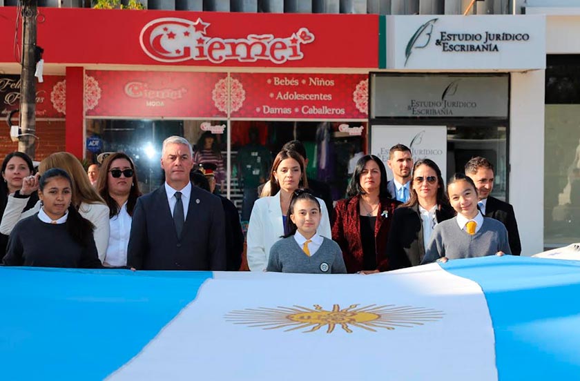 7y6s3df-02 BELLA VISTA CONMEMORÓ UN NUEVO ANIVERSARIO DEL PASO A LA INMORTALIDAD DEL GENERAL SAN MARTÍN