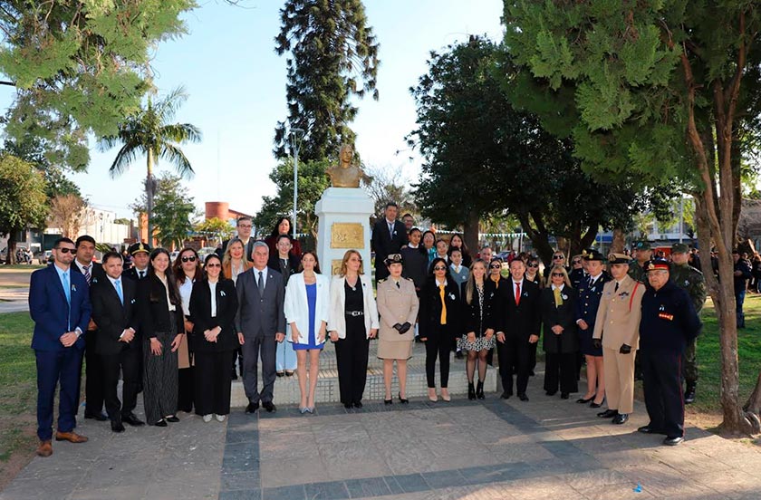7y6s3df-04 BELLA VISTA CONMEMORÓ UN NUEVO ANIVERSARIO DEL PASO A LA INMORTALIDAD DEL GENERAL SAN MARTÍN