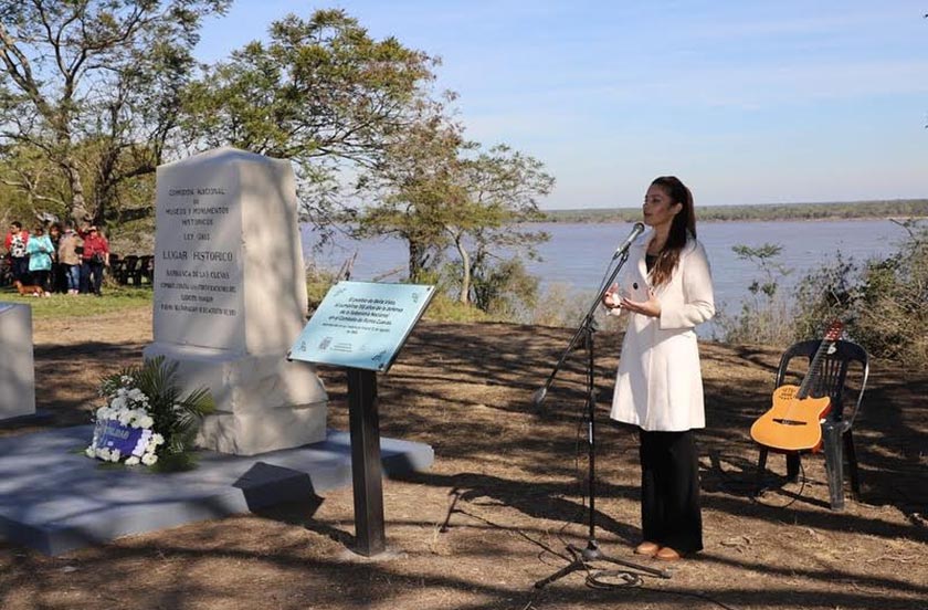 Bella Vista conmemoró los 160 años del Combate de Punta Cuevas