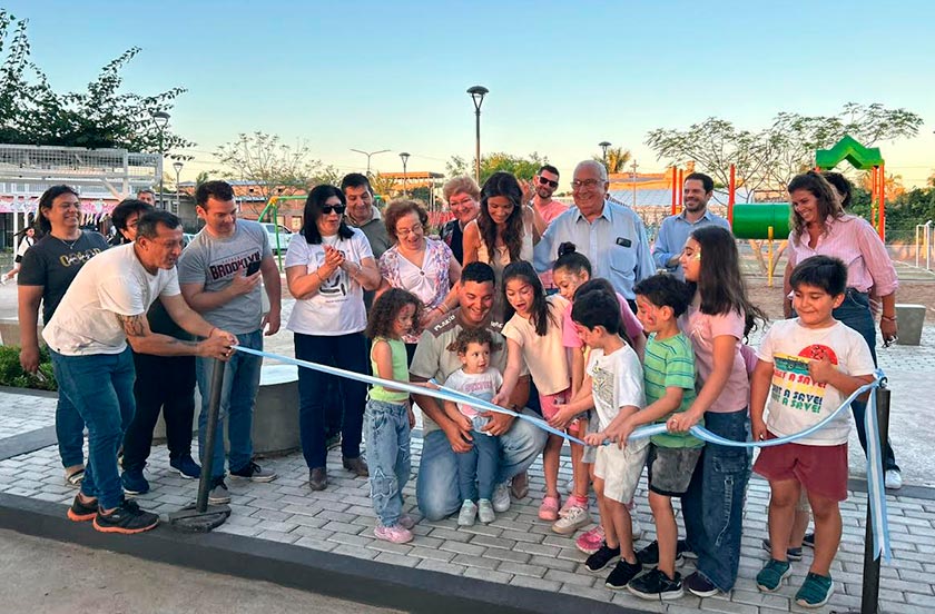 Inauguraron la plazoleta del barrio Bellavistense