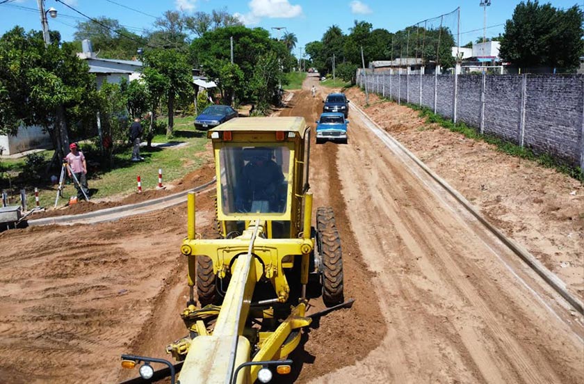456qwq-02 BELLA VISTA: AVANZA LA EJECUCIÓN DE CORDÓN CUNETA Y EXTENSIÓN DE RED CLOACAL