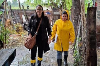 La Municipalidad desplegó un operativo de asistencia tras las intensas lluvias