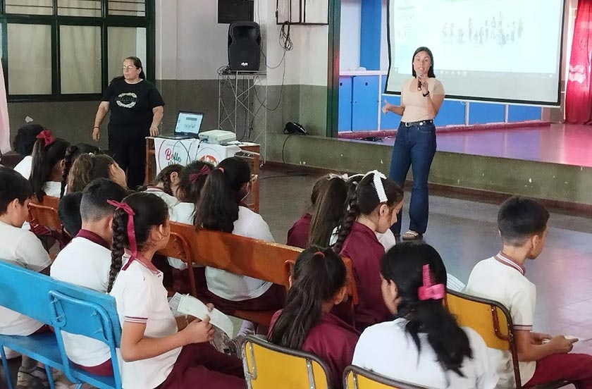 Realizaron una charla sobre igualdad e inclusión en la escuela 451