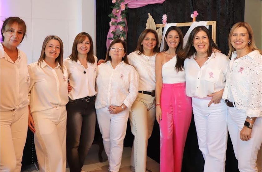La Intendente Noelia Bazzi participó del “Té Rosa” organizado LALCEC