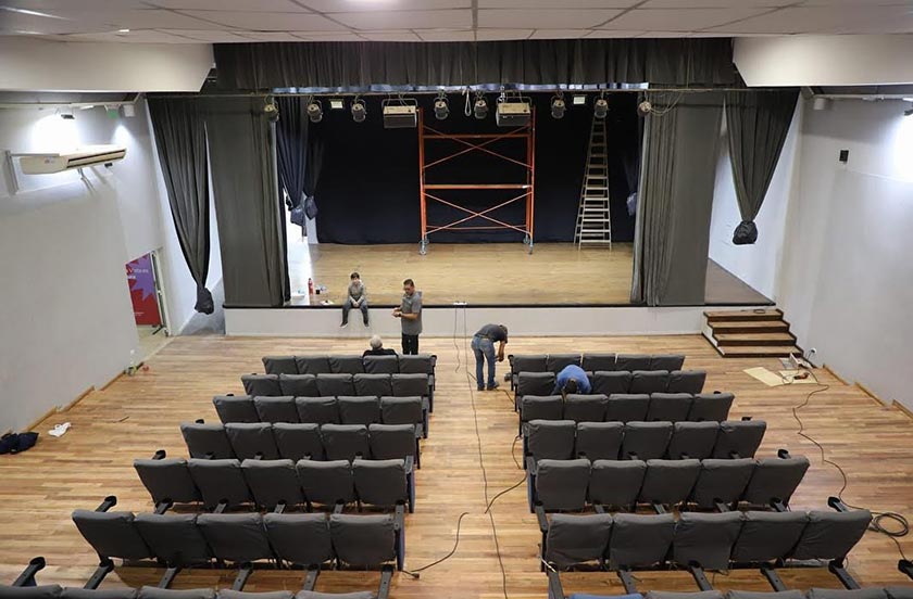 Avanzan las obras de reformas en la Casa de la Cultura