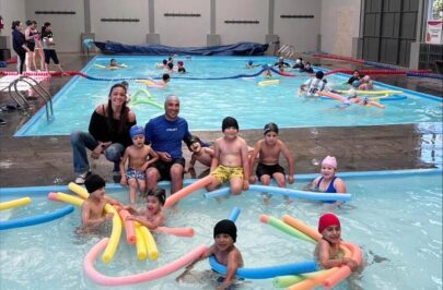 Alumnos de la escuela 452 visitaron la pileta climatizada municipal