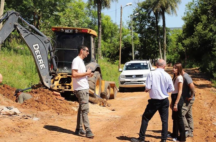 Avanzan las obras de red de agua domiciliaria en el EPAM Norte