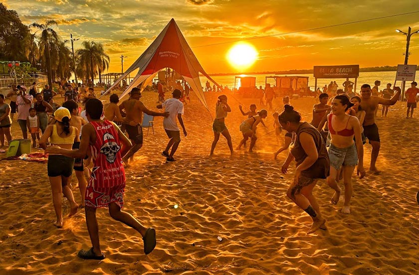 Bella Vista vivió un fin de semana a pleno en la playa municipal