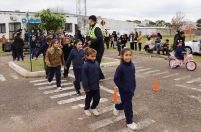 Municipio y escuelas trabajan en concientización vial