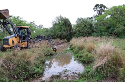 Mejoran los sistemas pluviales de paraje Isla Alta
